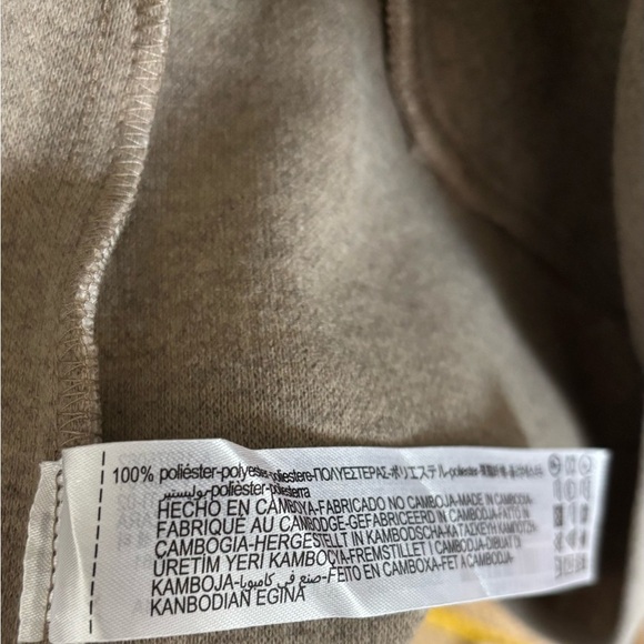 Zara Ecru Taupe Knit Hooded Belted Winter Coat - Picture 12 of 16